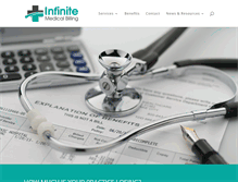 Tablet Screenshot of infinitebilling.com